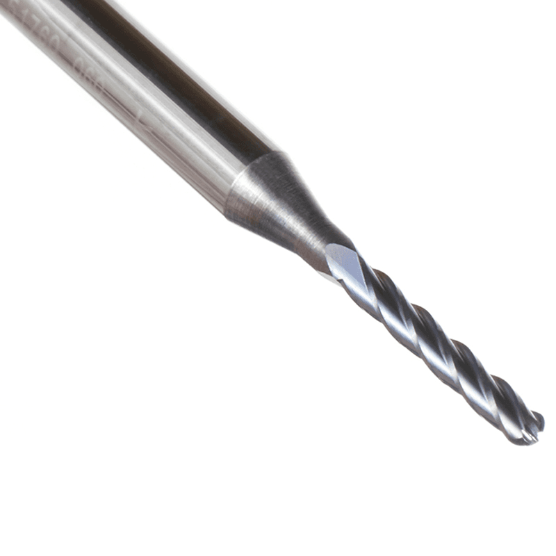 0.060" AlTiN Coated CNC Steel Ball End Mini Mill Bit, 4-Flute Alt 3 - Image