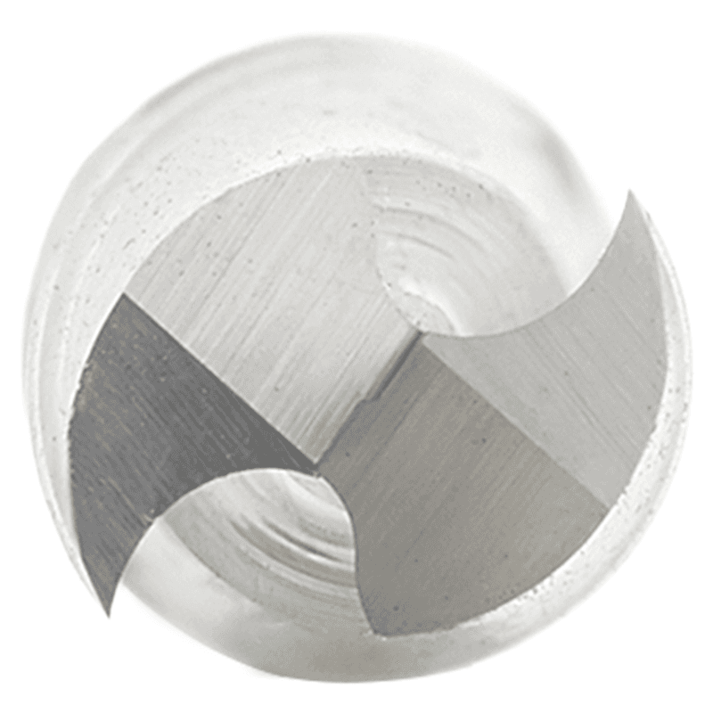 1/4" Dia x 7/8" Solid Carbide CNC Spiral Double 'O' Flute, Plastic Cutting, 1/4" Shank, 3" Long Up-Cut Router Bit Alt 4 - Image