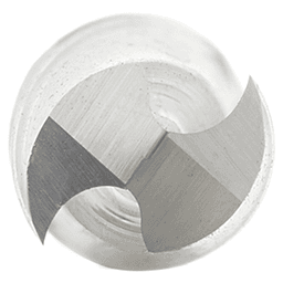 1/4" Dia x 7/8" Solid Carbide CNC Spiral Double 'O' Flute, Plastic Cutting, 1/4" Shank, 3" Long Up-Cut Router Bit Alt 4 - Image