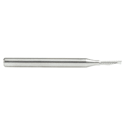 1/16" x 1-1/2" x 1/4" Down-Cut 'O' Aluminum Cutting CNC Spiral Router Bit, 1-Flute, 1/8" shank Alt 2 - Image