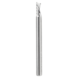 1/8" Dia x 1/4" Solid Carbide CNC Spiral 'O' Single Flute, Aluminum Cutting, 1/8" Shank, Down-Cut Alt 1 - Image