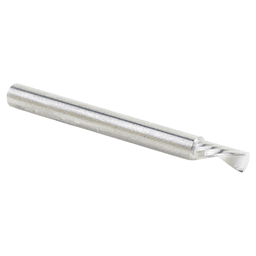 1/8" Dia x 1/4" Solid Carbide CNC Spiral 'O' Single Flute, Aluminum Cutting, 1/8" Shank, Down-Cut Alt 3 - Image