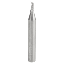1/8" Dia x 1/4" Solid Carbide CNC Spiral 'O' Single Flute, Aluminum Cutting, 1/4" Shank, Down-Cut Alt 1 - Image