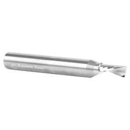 3/16" Dia x 3/8" Solid Carbide CNC Spiral 'O' Single Flute, Aluminum Cutting, 1/4" Shank, Down-Cut Alt 3 - Image