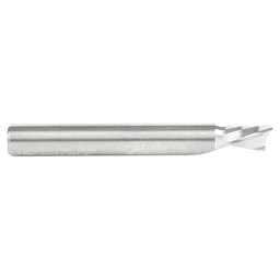 1/4" Dia x 3/8" Solid Carbide CNC Spiral 'O' Single Flute, Aluminum Cutting, 1/4" Shank, Down-Cut Alt 2 - Image
