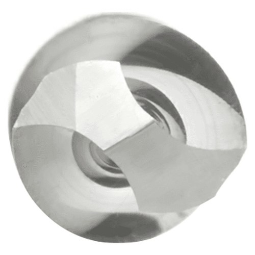 1/4" Dia x 3/4" Solid Carbide CNC Spiral 'O' Double Flute, Plastic Cutting, 1/4" Shank, 2" Long Down-Cut Router Bit Alt 5 - Image