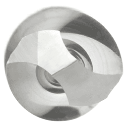 1/4" Dia x 3/4" Solid Carbide CNC Spiral 'O' Double Flute, Plastic Cutting, 1/4" Shank, 2" Long Down-Cut Router Bit Alt 5 - Image