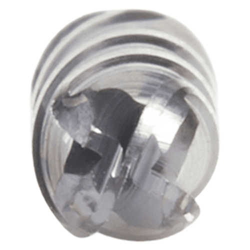 1/8" Dia x 3/8" High Performance Solid Carbide CNC Steel, Helix Spiral Ball Nose with AlTiN Coating 4-Flute, 1/8" Shank, 1-1/2" Long Up-Cut Router Bit, /End Mill Alt 4 - Image