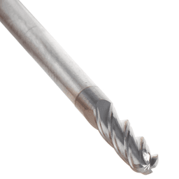 1/8" Dia x 3/8" High Performance Solid Carbide CNC Steel, Helix Spiral Ball Nose with AlTiN Coating 4-Flute, 1/8" Shank, 1-1/2" Long Up-Cut Router Bit, /End Mill Alt 5 - Image