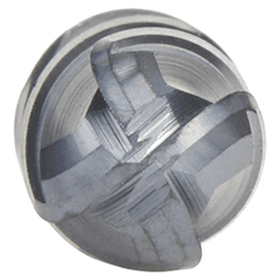 1/4" Dia x 1/2" High Performance Solid Carbide CNC Steel, Helix Spiral Ball Nose with AlTiN Coating 4-Flute, 1/4" Shank, 2" Long Up-Cut Router Bit, /End Mill Alt 5 - Image