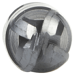 1/4" Dia x 5/8" High Performance Solid Carbide CNC Steel, Helix Spiral Ball Nose with AlTiN Coating 4-Flute, 1/4" Shank, 2-1/2" Long Up-Cut Router Bit, /End Mill Alt 4 - Image