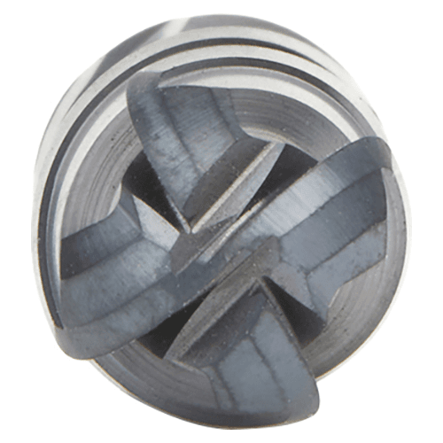 3/8" Dia x 7/8" High Performance Solid Carbide CNC Steel, Helix Spiral Ball Nose with AlTiN Coating 4-Flute, 3/8 Shank, 2-1/2" Long Up-Cut Router Bit, /End Mill Alt 5 - Image