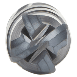 3/8" Dia x 7/8" High Performance Solid Carbide CNC Steel, Helix Spiral Ball Nose with AlTiN Coating 4-Flute, 3/8 Shank, 2-1/2" Long Up-Cut Router Bit, /End Mill Alt 5 - Image