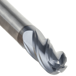 3/4" Dia x 1-1/2" High Performance Solid Carbide CNC Steel Helix Spiral Ball Nose Long Up-Cut Router Bit/End Mill, 4-Flute, 3/4" Shank Alt 3 - Image