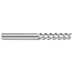 10mm x 45mm 55° CNC Solid Carbide Aluminum/Acrylic Cutting Helix End Mill Bit, 3-Flute, 10mm Shank Alt 2 - Image