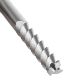 10mm x 45mm 55° CNC Solid Carbide Aluminum/Acrylic Cutting Helix End Mill Bit, 3-Flute, 10mm Shank Alt 5 - Image