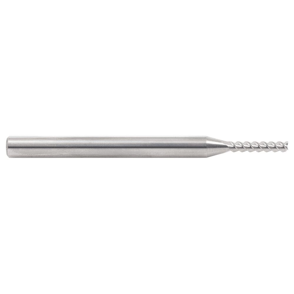 3mm x 15mm 55° CNC Solid Carbide Aluminum/Acrylic Cutting Helix End Mill Bit, 3-Flute, 6mm Shank Alt 2 - Image