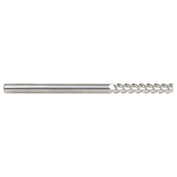 6mm x 35mm 55° CNC Solid Carbide Aluminum/Acrylic Cutting Helix End Mill Bit, 3-Flute, 6mm Shank Alt 2 - Image