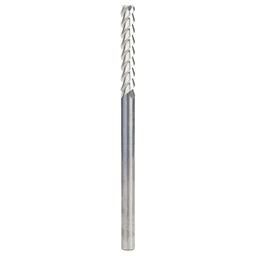 6mm x 35mm 55° CNC Solid Carbide Aluminum/Acrylic Cutting Helix End Mill Bit, 3-Flute, 6mm Shank Main - Image