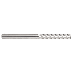 8mm x 45mm 55° CNC Solid Carbide Aluminum/Acrylic Cutting Helix End Mill Bit, 3-Flute, 8mm Shank Alt 2 - Image