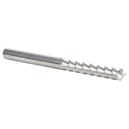 8mm x 45mm 55° CNC Solid Carbide Aluminum/Acrylic Cutting Helix End Mill Bit, 3-Flute, 8mm Shank Alt 3 - Image