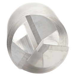 8mm x 45mm 55° CNC Solid Carbide Aluminum/Acrylic Cutting Helix End Mill Bit, 3-Flute, 8mm Shank Alt 4 - Image