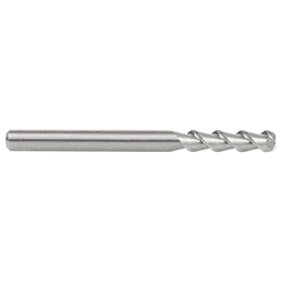 1/8" x 1/2" 55° CNC Solid Carbide Aluminum/Acrylic Cutting Helix End Mill Bit, 2-Flute, 1/8" Shank Alt 2 - Image
