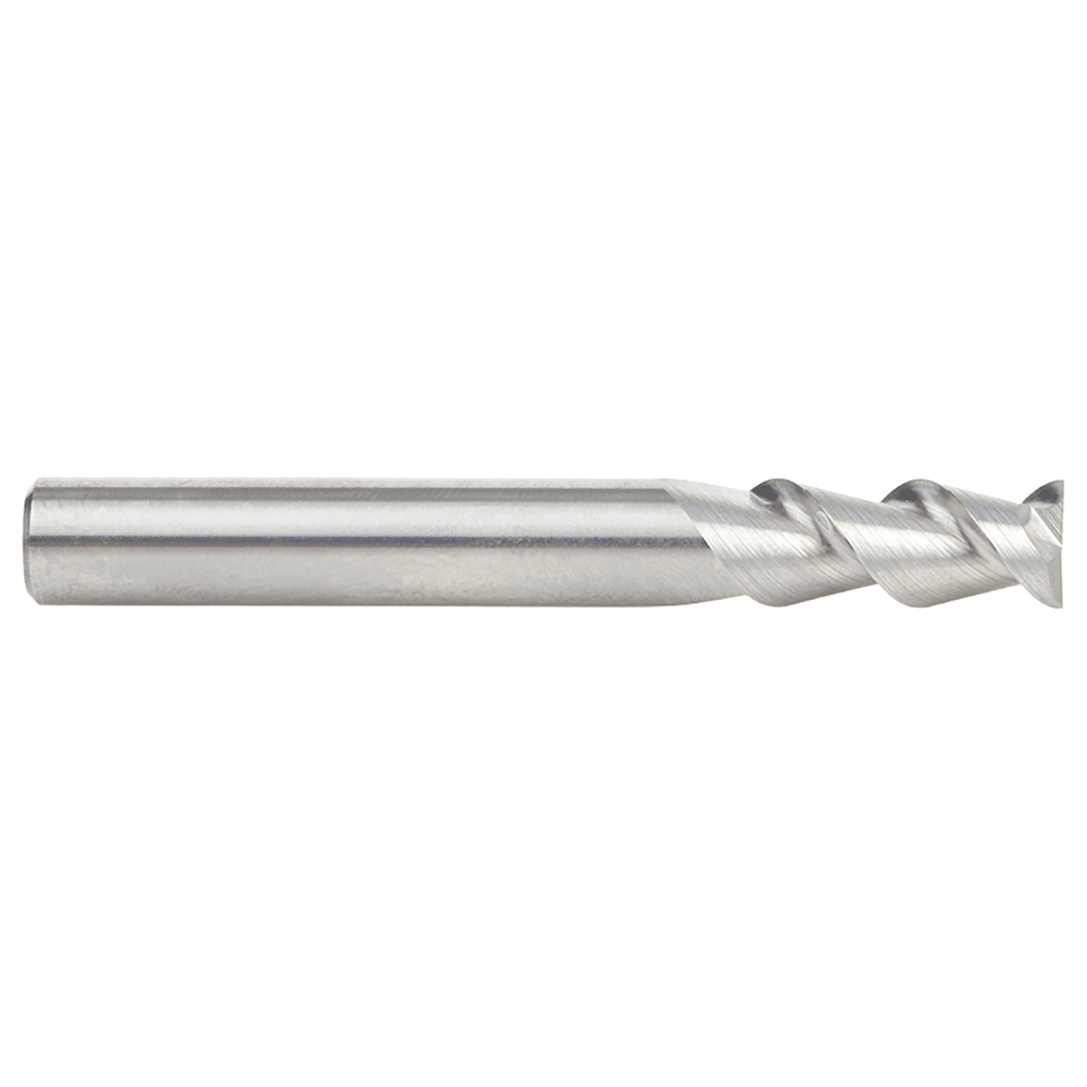 5/16" x 3/4" 55° CNC Solid Carbide Aluminum/Acrylic Cutting Helix End Mill Bit, 2-Flute, 5/16" Shank Alt 2 - Image