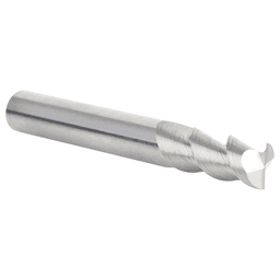 5/16" x 3/4" 55° CNC Solid Carbide Aluminum/Acrylic Cutting Helix End Mill Bit, 2-Flute, 5/16" Shank Alt 3 - Image