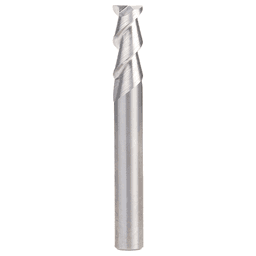 5/16" x 3/4" 55° CNC Solid Carbide Aluminum/Acrylic Cutting Helix End Mill Bit, 2-Flute, 5/16" Shank Main - Image