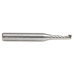 5/32" x 2" x 9/16" Up-Cut 'O' Aluminum Cutting CNC Spiral Router Bit, 1-Flute, 1/4" shank Alt 1 - Image