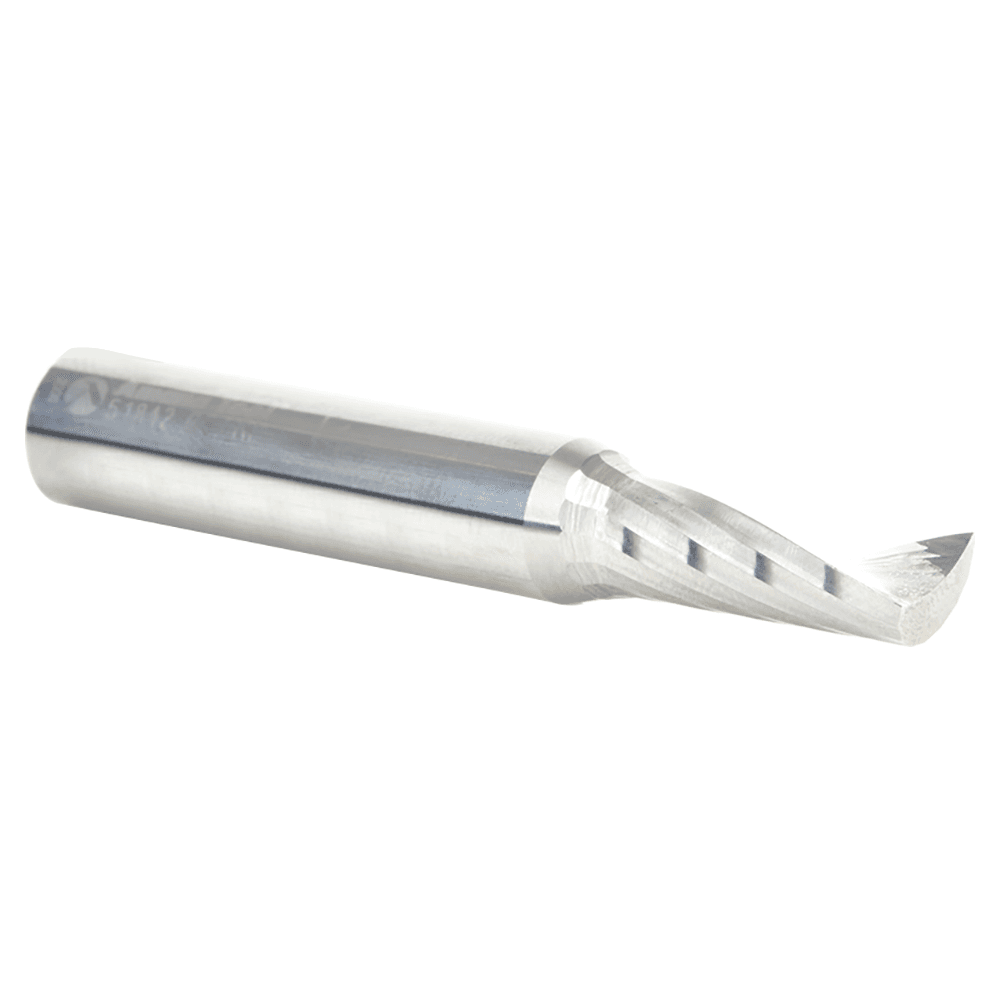 5/16" x 2-1/2" x 13/16" Up-Cut 'O' Aluminum Cutting CNC Spiral Router Bit, 1-Flute, 3/8 shank Alt 2 - Image