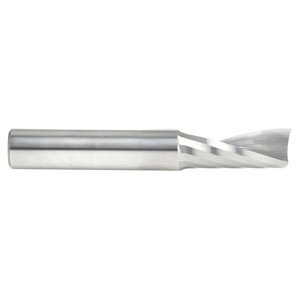 3/8" x 2-1/2" x 7/8" Up-Cut 'O' Aluminum Cutting CNC Spiral Router Bit, 1-Flute, 3/8" shank Alt 1 - Image