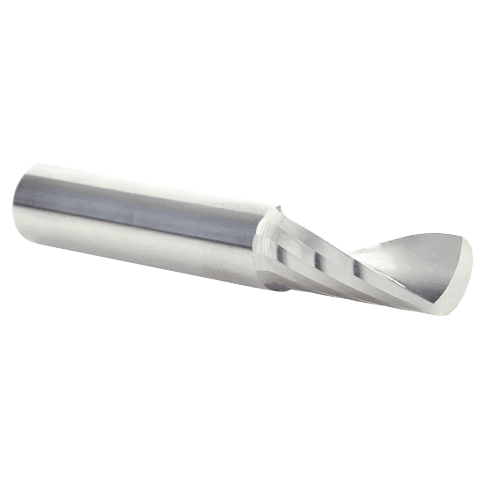 3/8" x 2-1/2" x 7/8" Up-Cut 'O' Aluminum Cutting CNC Spiral Router Bit, 1-Flute, 3/8" shank Alt 2 - Image