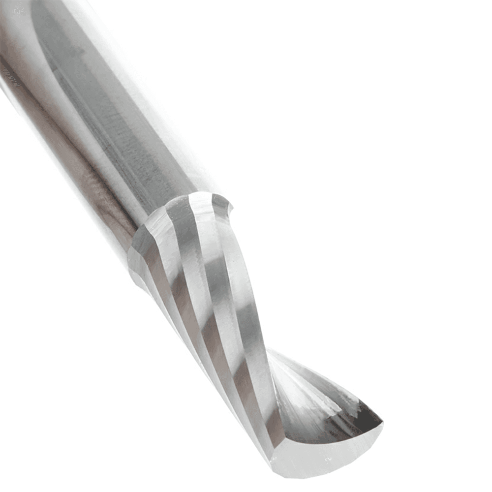 3/8" x 2-1/2" x 7/8" Up-Cut 'O' Aluminum Cutting CNC Spiral Router Bit, 1-Flute, 3/8" shank Alt 3 - Image
