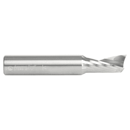 1/2" x 3" x 1 Up-Cut 'O' Aluminum Cutting CNC Spiral Router Bit, 1-Flute, 1/2" shank Alt 1 - Image