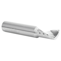 1/2" x 3" x 1 Up-Cut 'O' Aluminum Cutting CNC Spiral Router Bit, 1-Flute, 1/2" shank Alt 2 - Image
