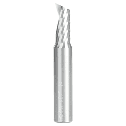 1/2" x 3" x 1 Up-Cut 'O' Aluminum Cutting CNC Spiral Router Bit, 1-Flute, 1/2" shank Main - Image