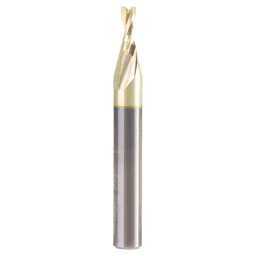 1/8" x 2" x 1/4" Up-Cut 'O' Aluminum Cutting CNC Spiral Router Bit, 2-Flute, 1/4" shank Alt 1 - Image