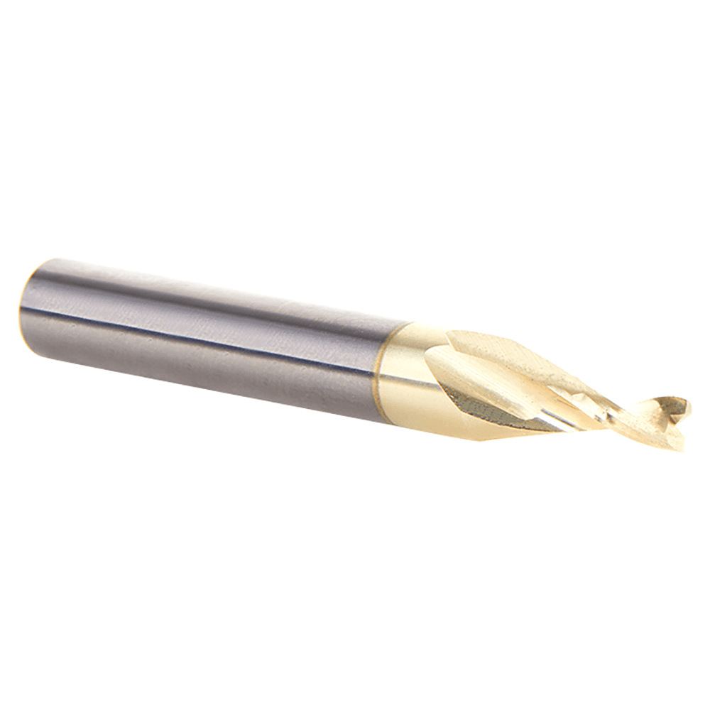 1/8" x 2" x 1/4" Up-Cut 'O' Aluminum Cutting CNC Spiral Router Bit, 2-Flute, 1/4" shank Alt 3 - Image