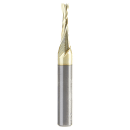 1/8" x 2" x 1/2" Up-Cut 'O' Aluminum Cutting CNC Spiral Router Bit, 2-Flute, 1/4" shank Alt 1 - Image