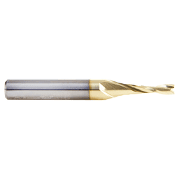 1/8" x 2" x 1/2" Up-Cut 'O' Aluminum Cutting CNC Spiral Router Bit, 2-Flute, 1/4" shank Alt 2 - Image