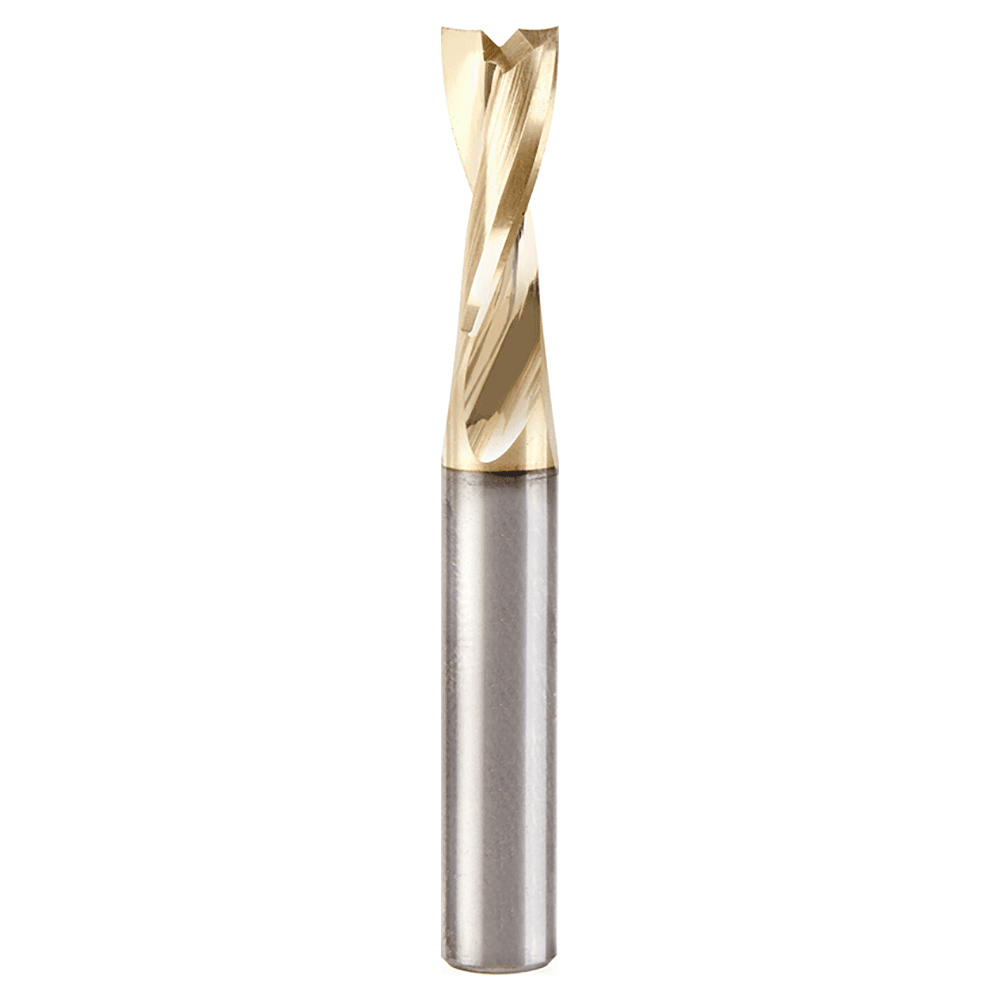1/4" x 2" x 5/8" Up-Cut 'O' Aluminum Cutting CNC Spiral Router Bit, 2-Flute, 1/4" shank Alt 1 - Image