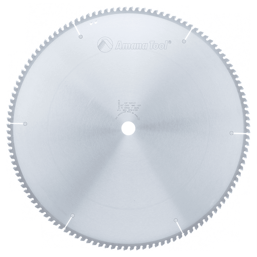 20" x 120 Teeth Aluminum/Non-Ferrous Metal Saw Blade - Main Image