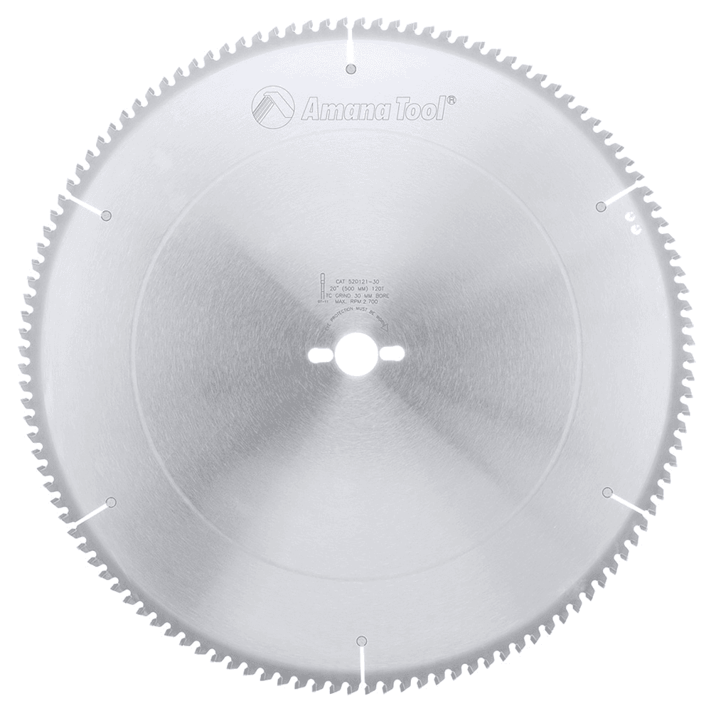 20" x 120 Teeth Aluminum/Non-Ferrous Metal Saw Blade, 30mm Bore - Main Image