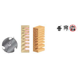 1-7/8" x 5/32" 3-Wing Slotting Cutter Alt 1 - Image