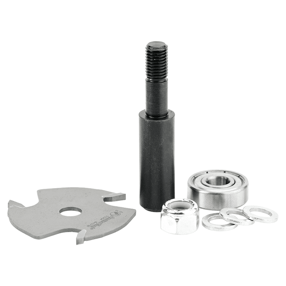 1-7/8" Dia x 3/32" Slotting Cutter Assembly 3 Wing, 1/2" Shank Main - Image