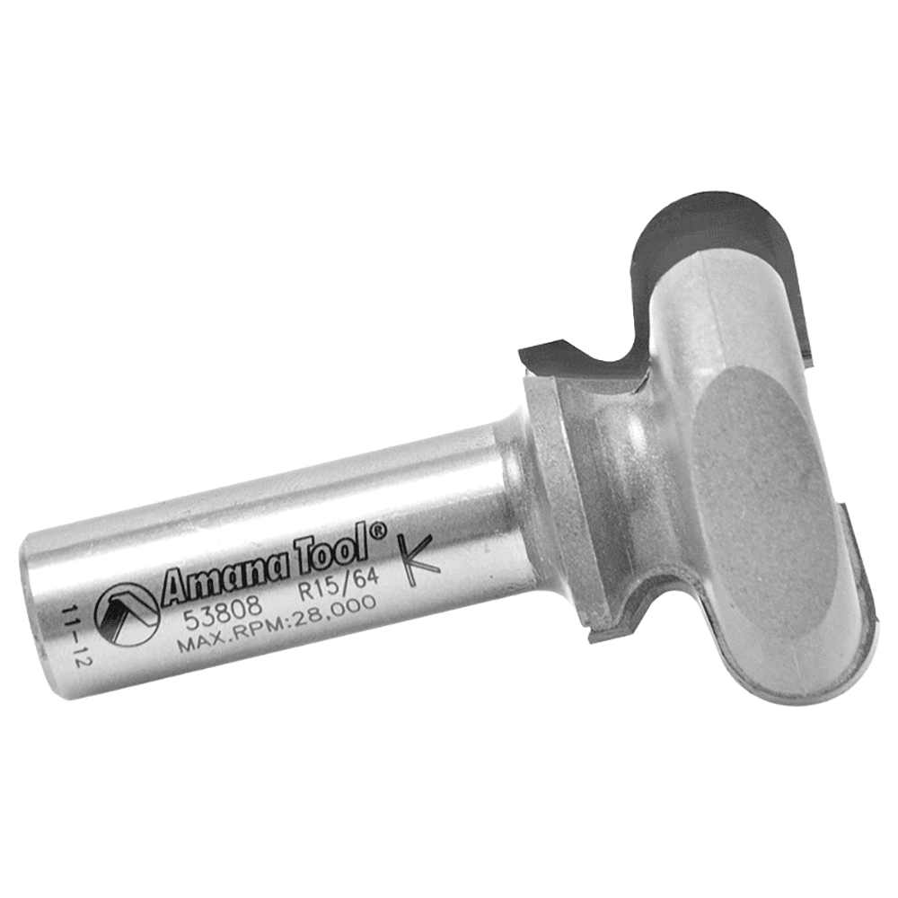 1-1/2" Dia x 13/16" Carbide Tipped Finger Grip Bit, 5/64" x 15/64" Radius, 1/2" Shank Alt 2 - Image