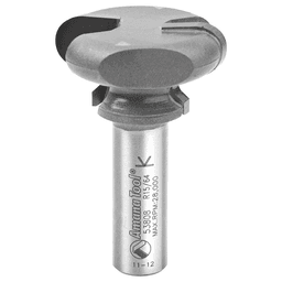 1-1/2" Dia x 13/16" Carbide Tipped Finger Grip Bit, 5/64" x 15/64" Radius, 1/2" Shank Main - Image
