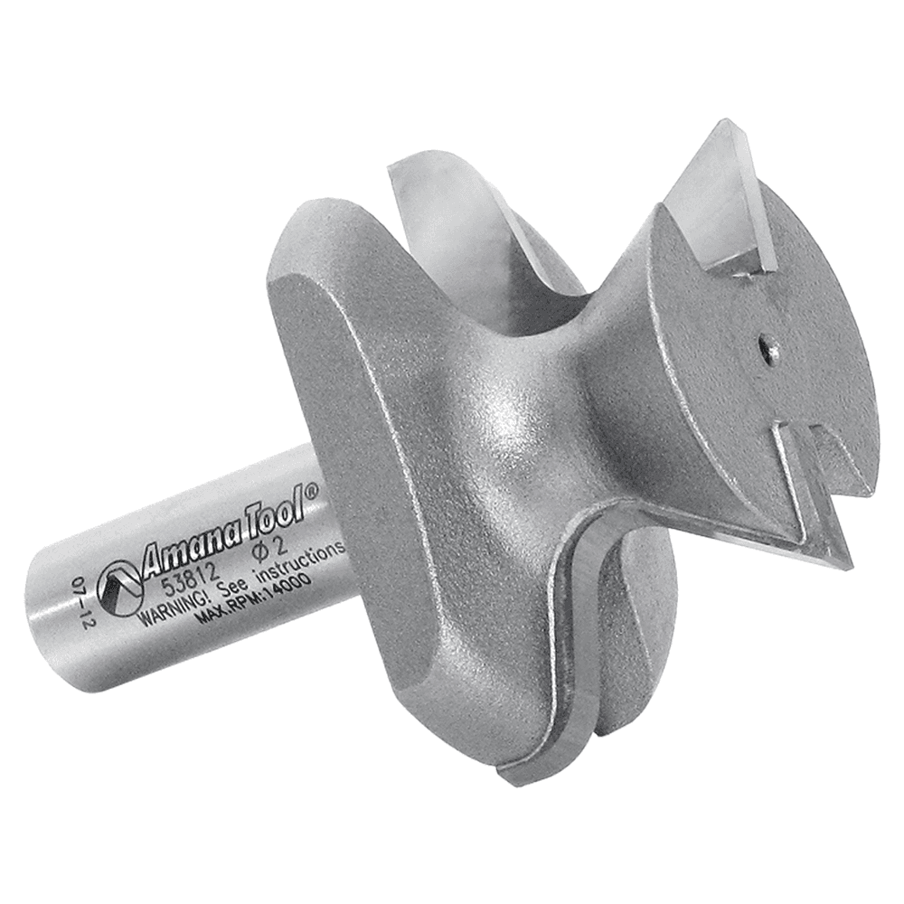 2" Dia x 1-1/4" Carbide Tipped Finger Grip Bit, 1/4" x 3/16" Radius, 1/2" Shank Alt 3 - Image